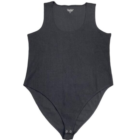 NWT GOOD AMERICAN The Feel Good Bodysuit Sz 4XL Black - Picture 5 of 10